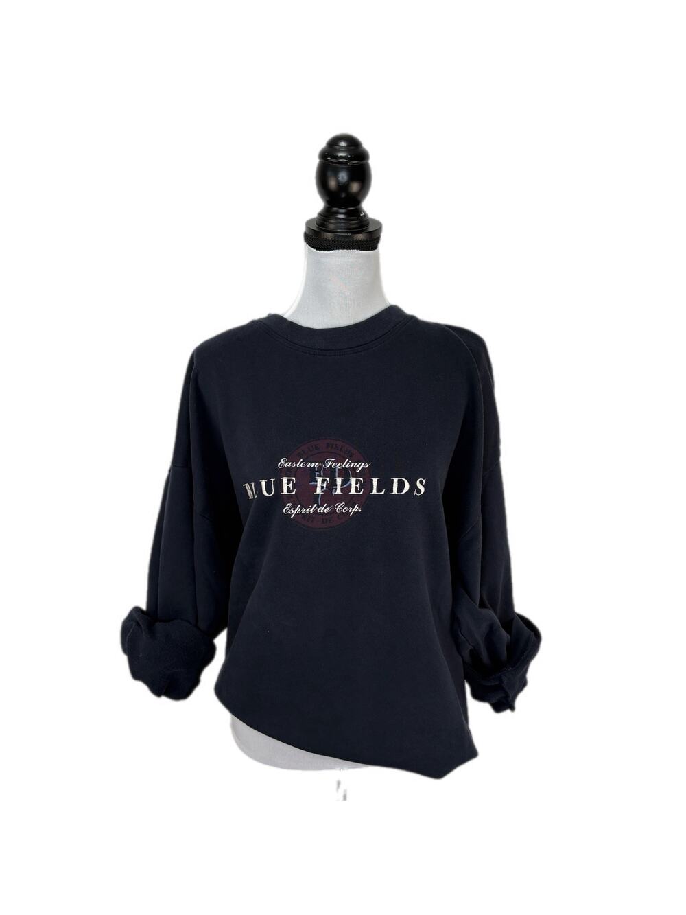 Vintage Esprit Navy Blue Fields - Women's Size XL